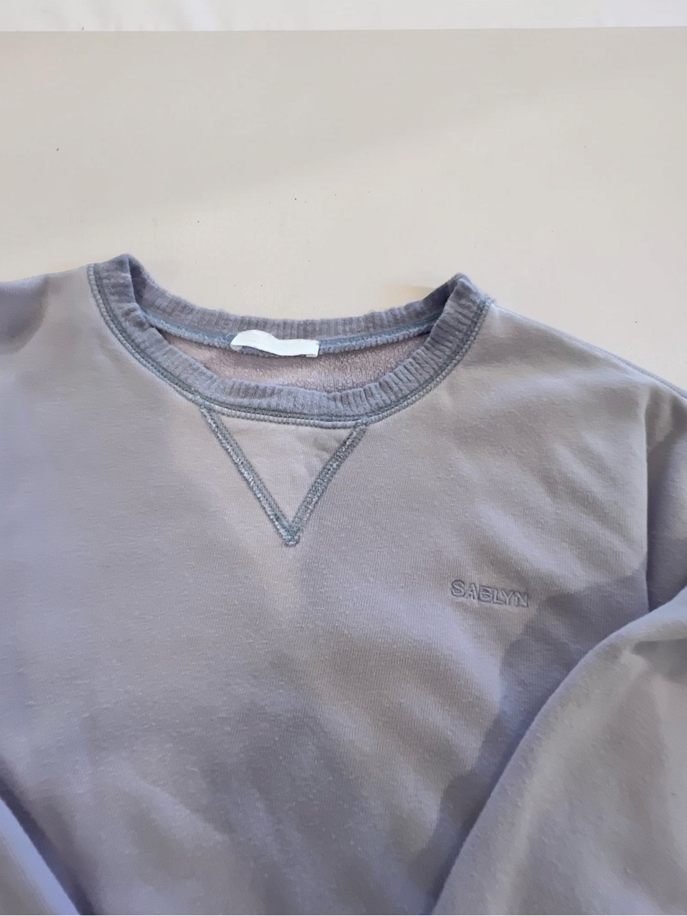 SABLYN Crewneck Sweatshirt in Light Lavender